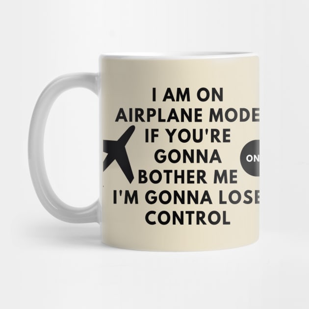 Airplane mode funny message by hristartshop